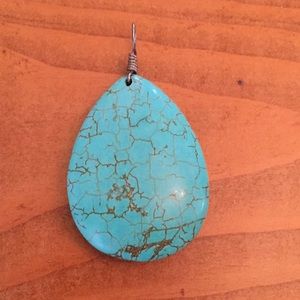 Natural large Turquoise pendant